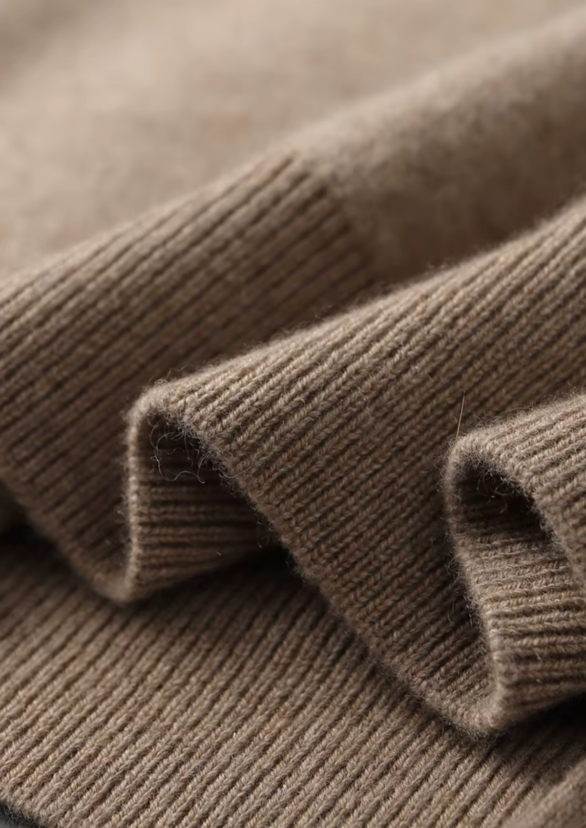 Set da tempo libero in cashmere beige Milano
