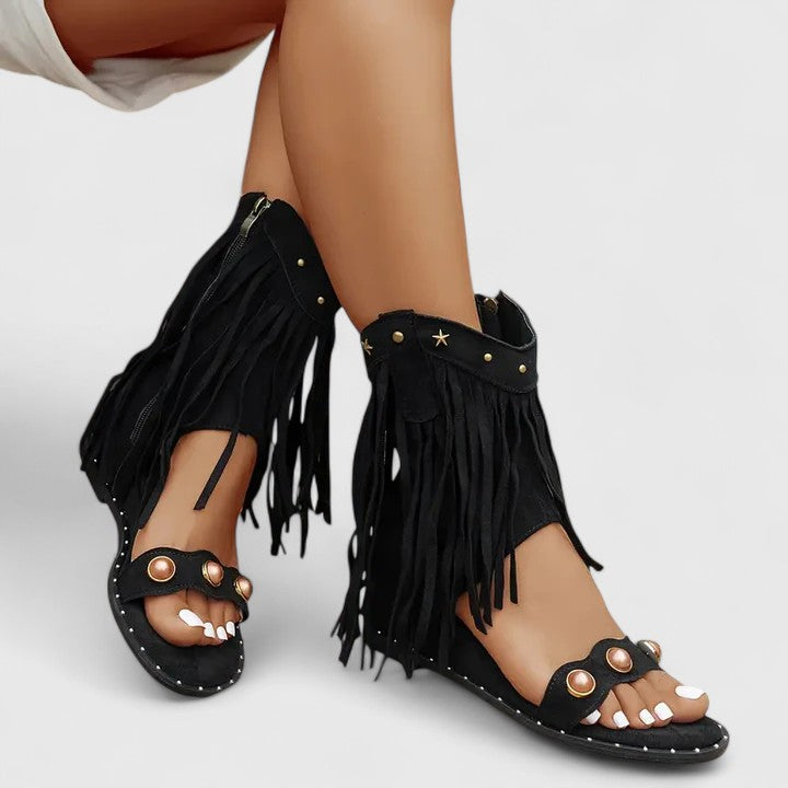 Eira - Sandali Frangia Chic