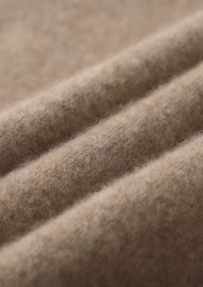 Set da tempo libero in cashmere beige Milano