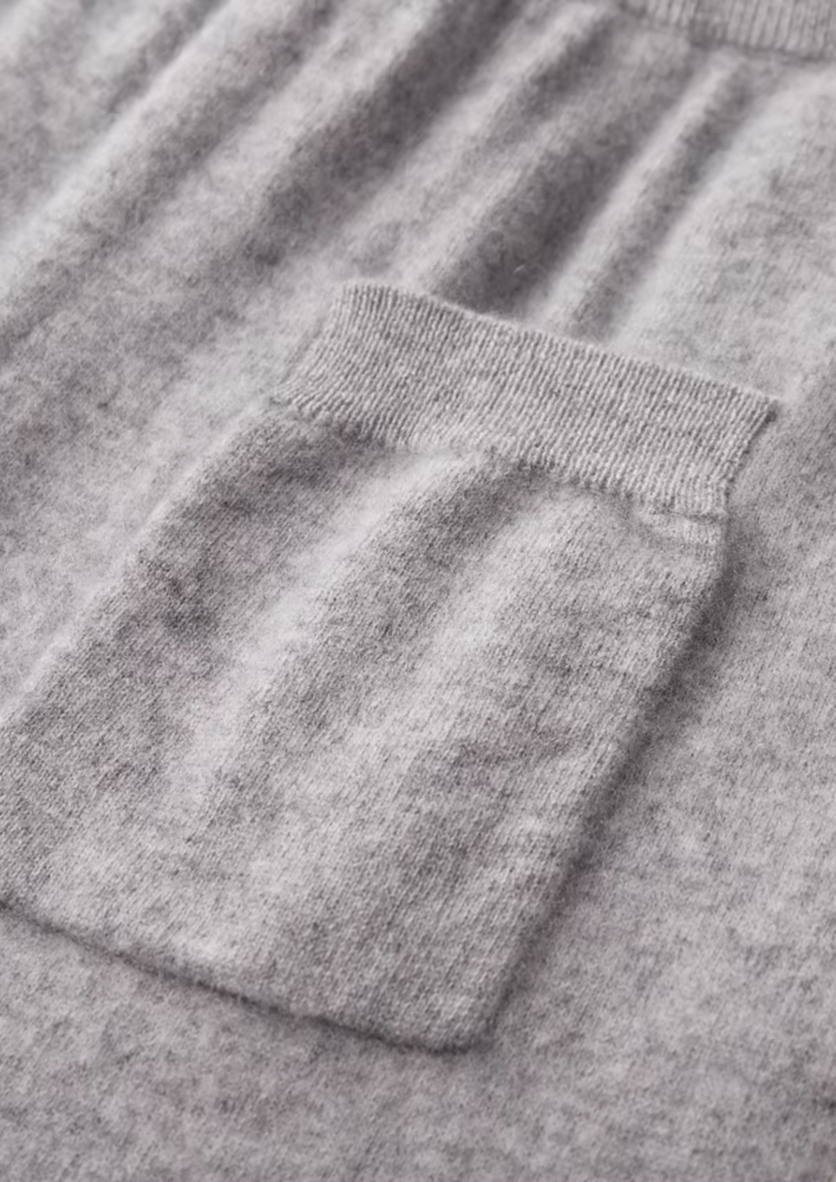 Set da tempo libero in cashmere grigio chiaro premium