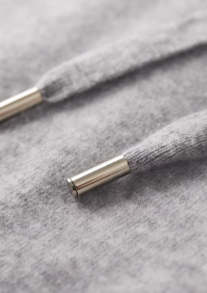 Set da tempo libero in cashmere grigio chiaro premium