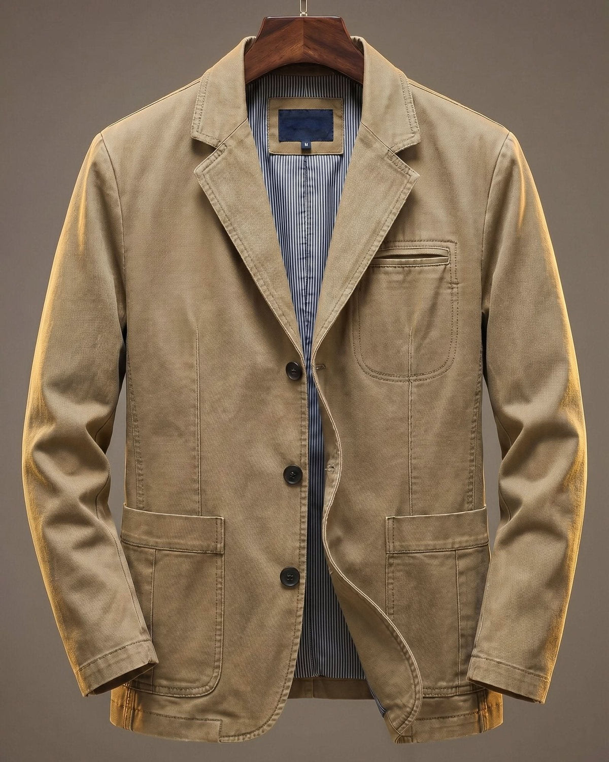 Nicola | Blazer in denim lavato dallo stile moderno