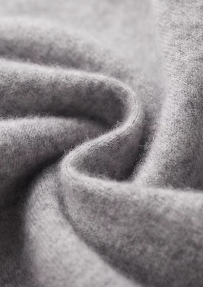 Set da tempo libero in cashmere grigio chiaro premium