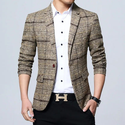 Edoardo | Blazer elegante a quadri