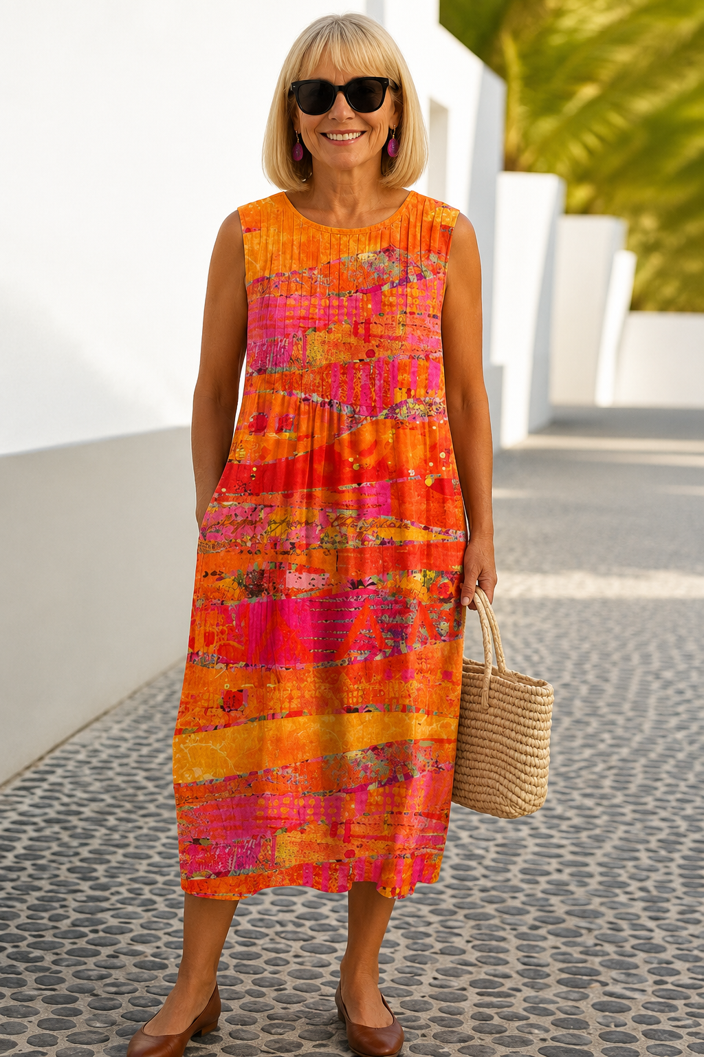 Abito Midi Faye™ Sunset