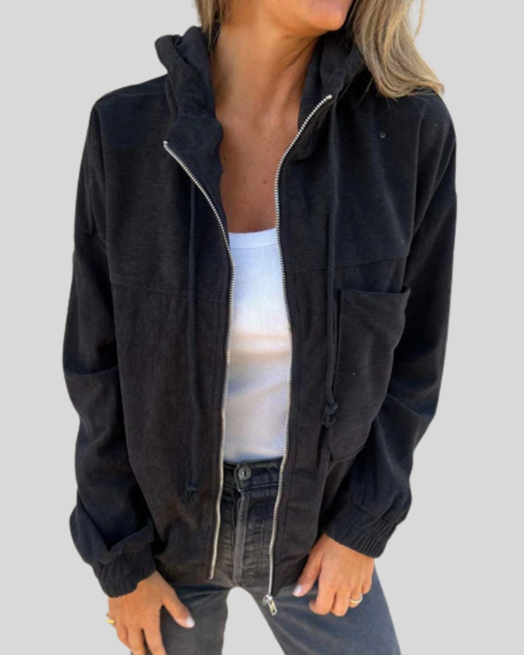 Mabel | Gilet Morbido con Zip