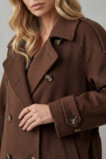 Eva | Trench Oversize in Lana