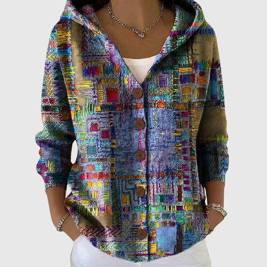 Cardigan Hoodie Comodo e Tricot