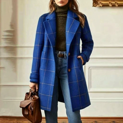 Francesca | Cappotto in Lana a Quadri