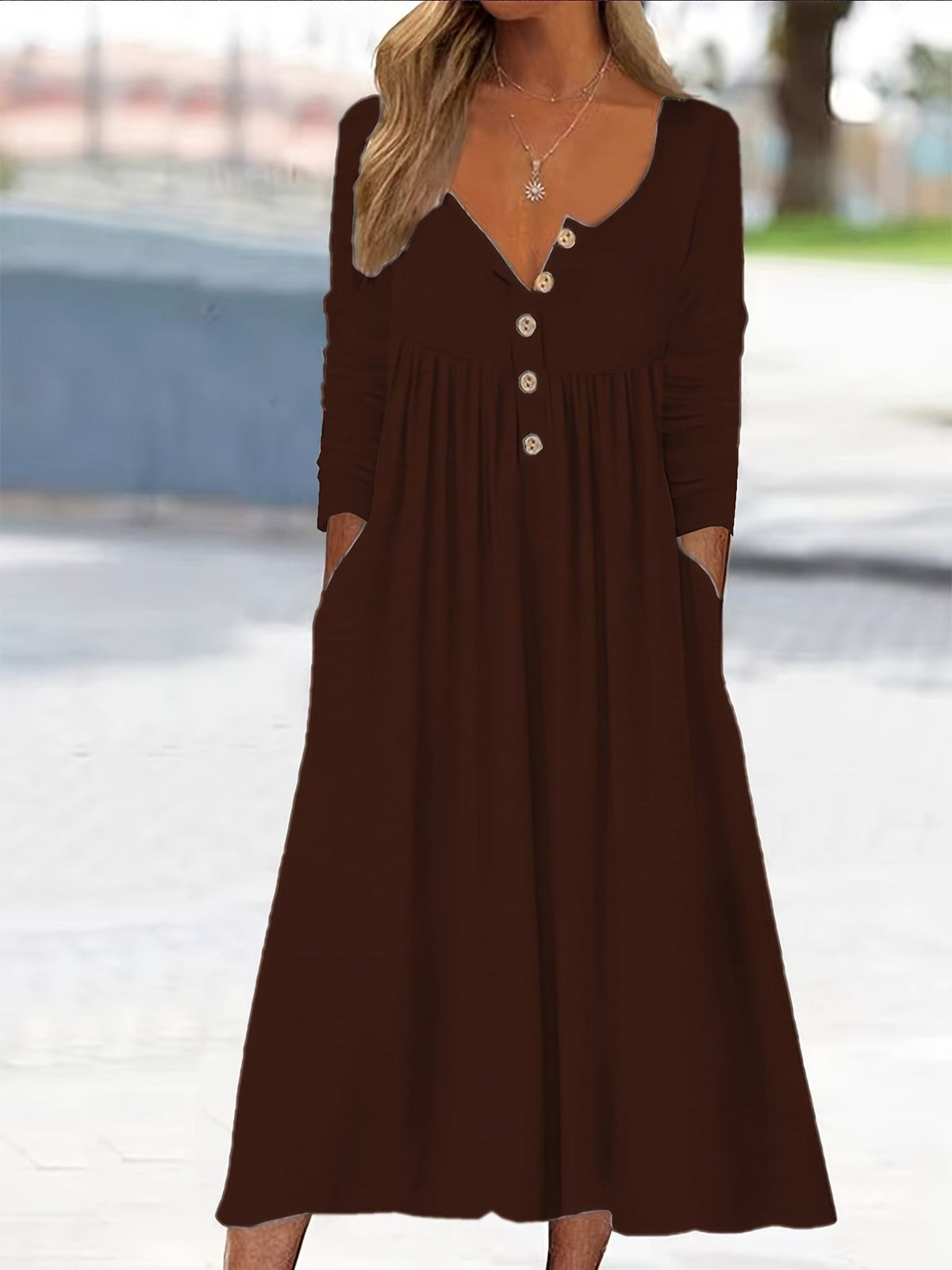 ZARA | ABITO MIDI CON BOTTONI DAVANTI