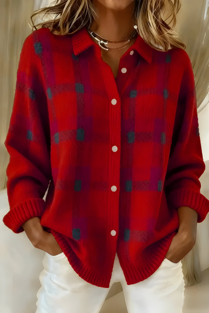 Corinna | Cardigan a quadri