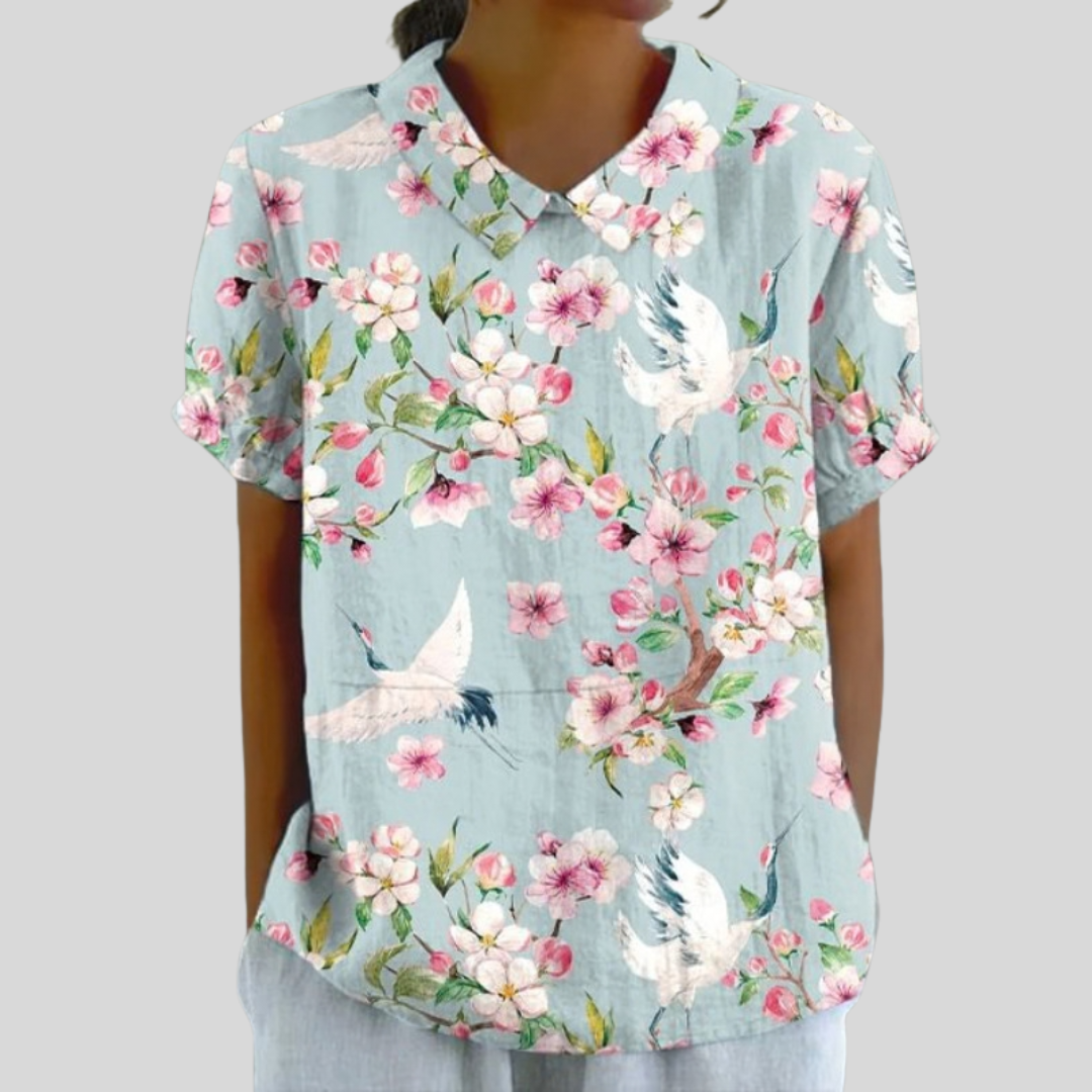 Top Elegante e Fiorito