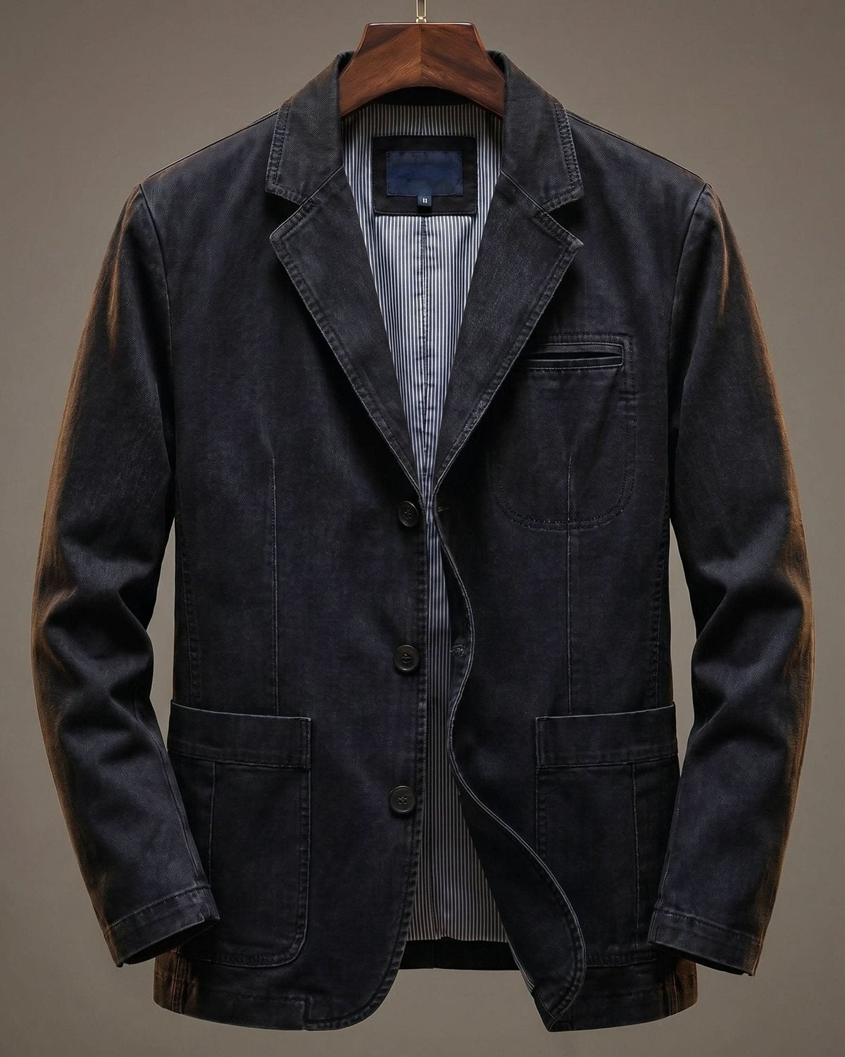Nicola | Blazer in denim lavato dallo stile moderno