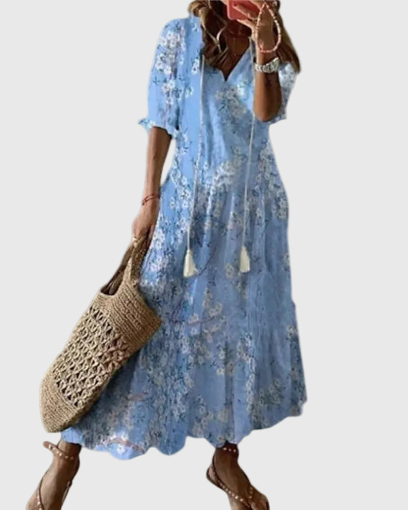 Amalia | Maxi Abito Vintage Bohemien Estate