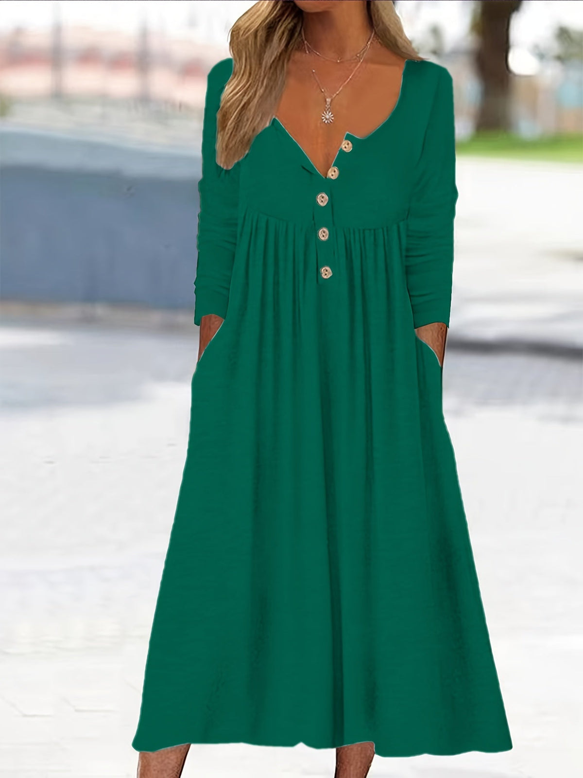 ZARA | ABITO MIDI CON BOTTONI DAVANTI