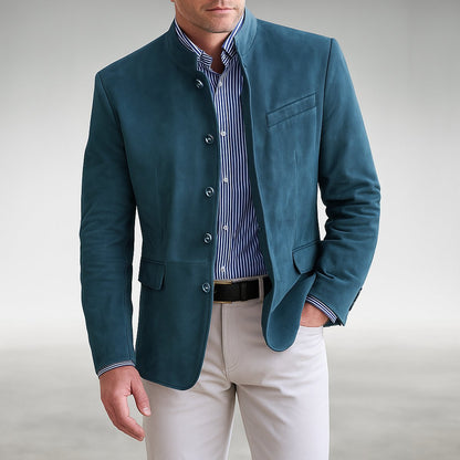 Marzio | Blazer moderno con collo alla coreana