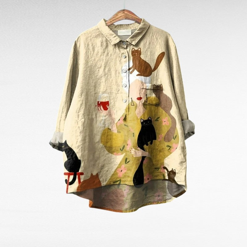 Elegante blusa estiva