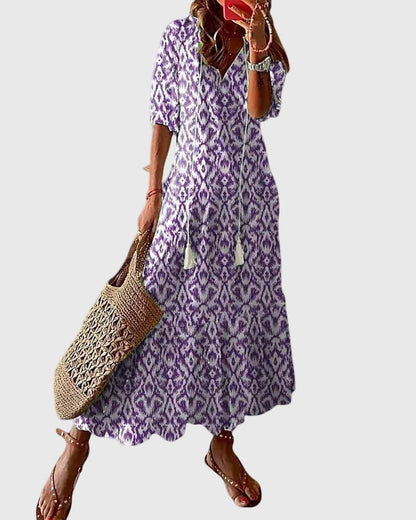 Amalia | Maxi Abito Vintage Bohemien Estate
