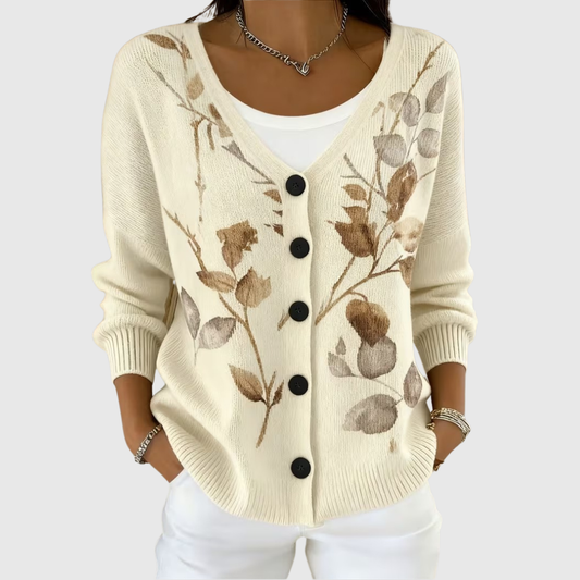 Cardigan Comodo In Maglia con Bottoni