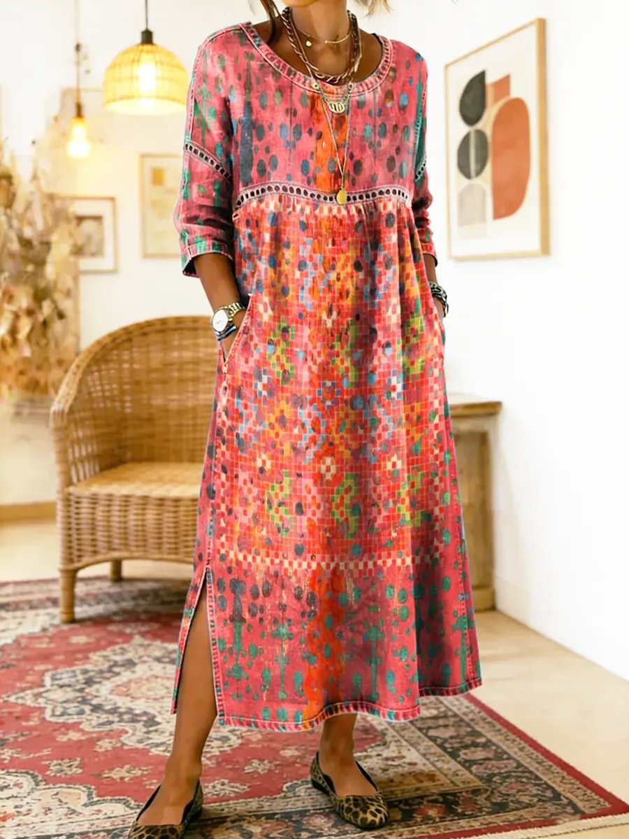 Gracie | Abito Midi con Stampa