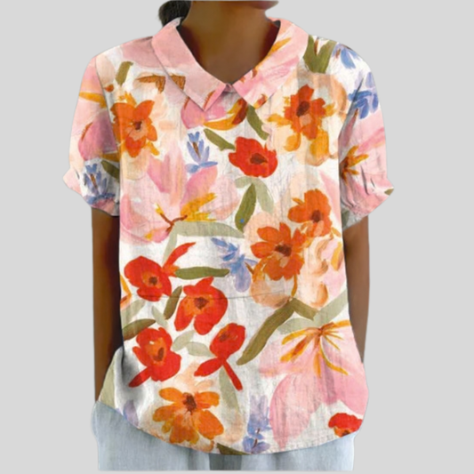 Elegante Top a Fiori