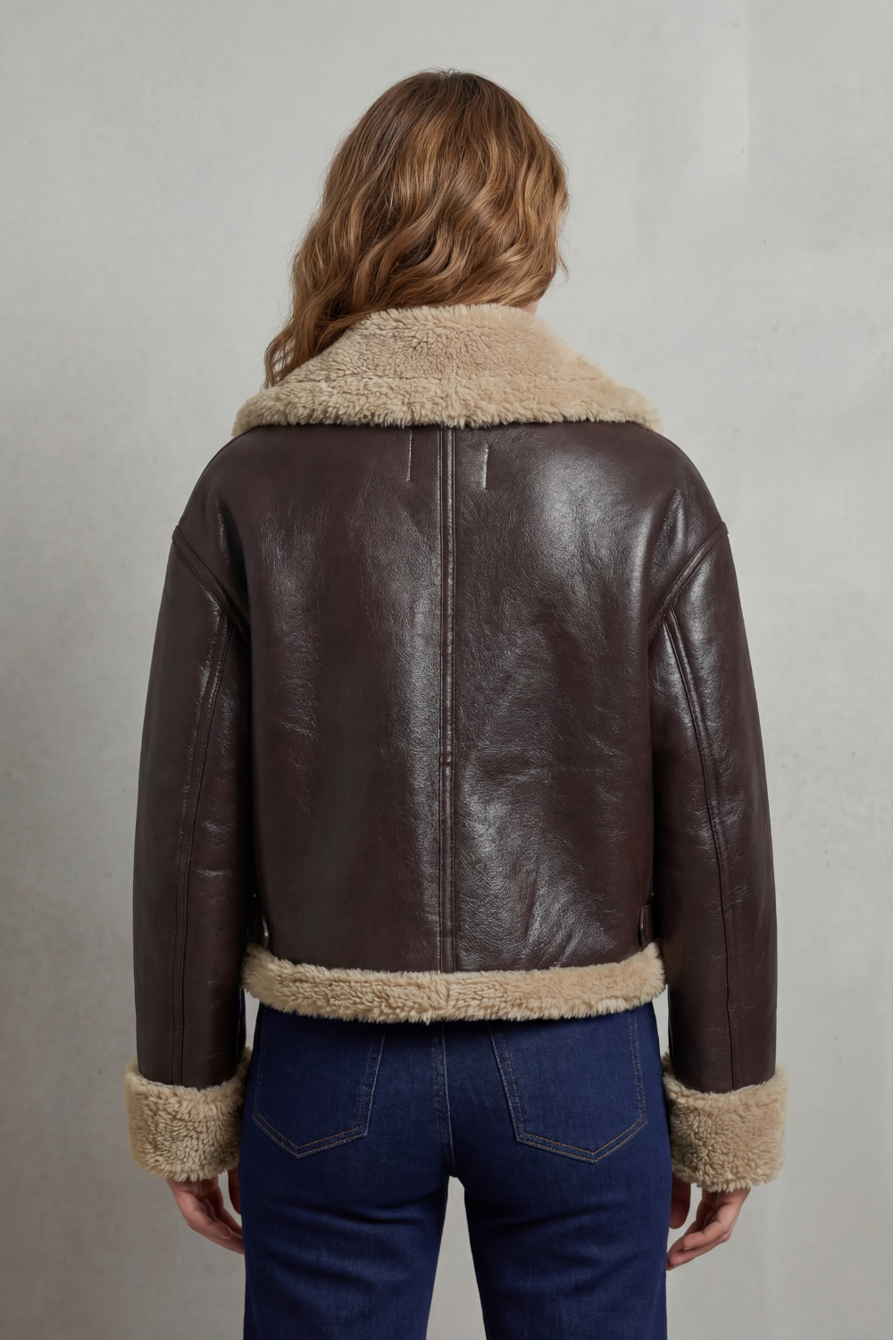 Vilma | Giacca Aviator Corta Reversibile in Pile
