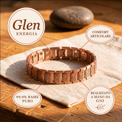 Bracciale in Rame da Uomo Glen di Gio