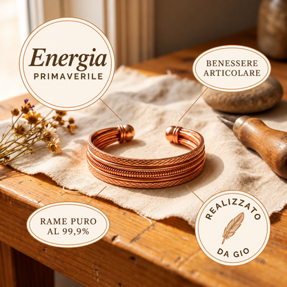 Bracciale in Rame Bracken di Gio