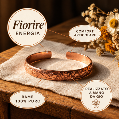 Bracciale in Rame Bloom di Gio