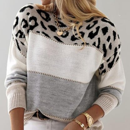 Diane | Maglione e Maglia con Dettagli Leopardo