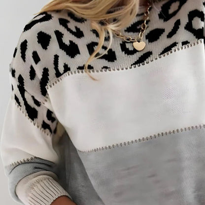 Diane | Maglione e Maglia con Dettagli Leopardo