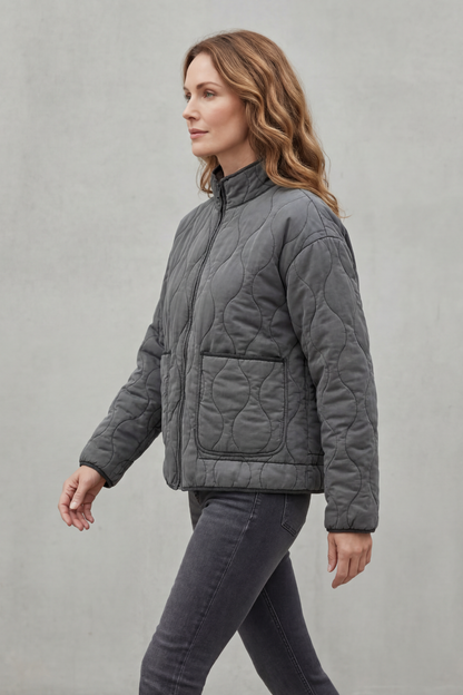 Eleonora | Piumino Trapuntato dalla Linea Elegante