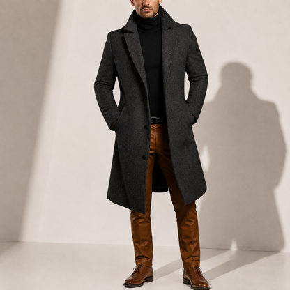 Paolo | Cappotto Lungo in Misto Lana