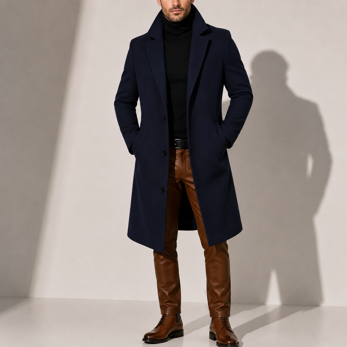 Paolo | Cappotto Lungo in Misto Lana