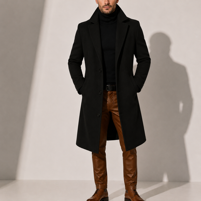 Paolo | Cappotto Lungo in Misto Lana