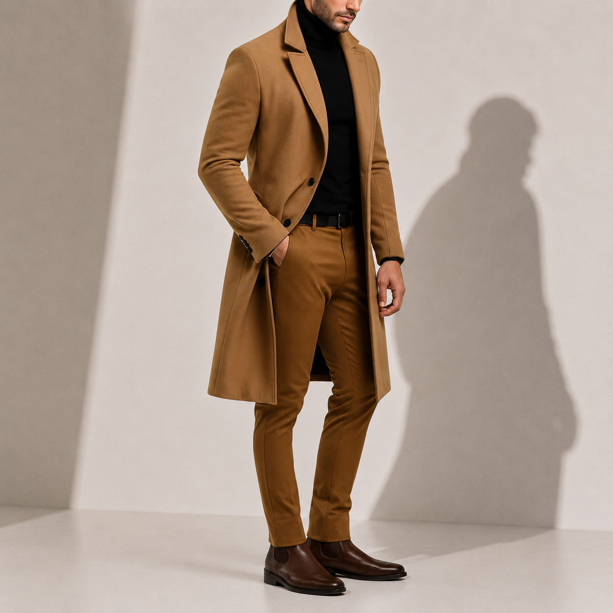 Paolo | Cappotto Lungo in Misto Lana