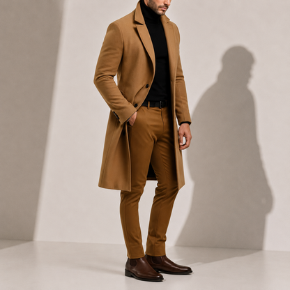 Paolo | Cappotto Lungo in Misto Lana