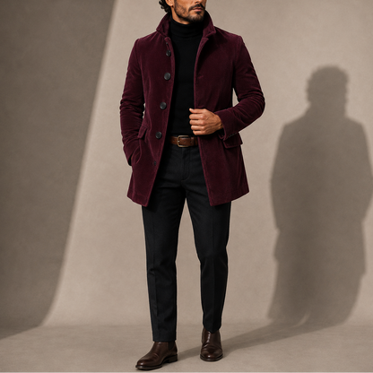 Lorenzo | Cappotto con Colletto Alto