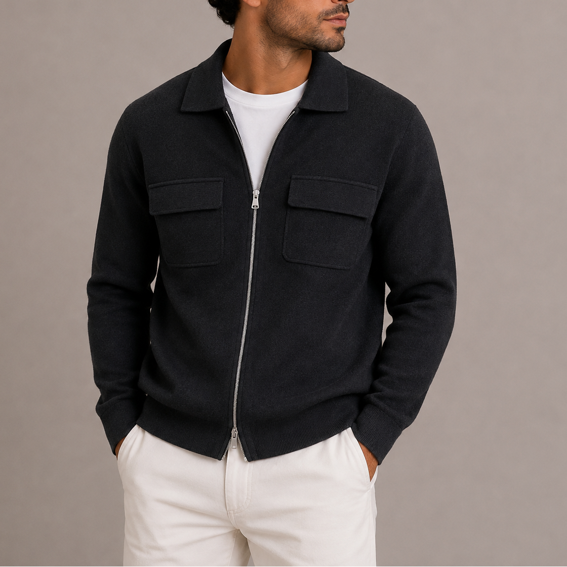 Gabriele | Cardigan con Zip