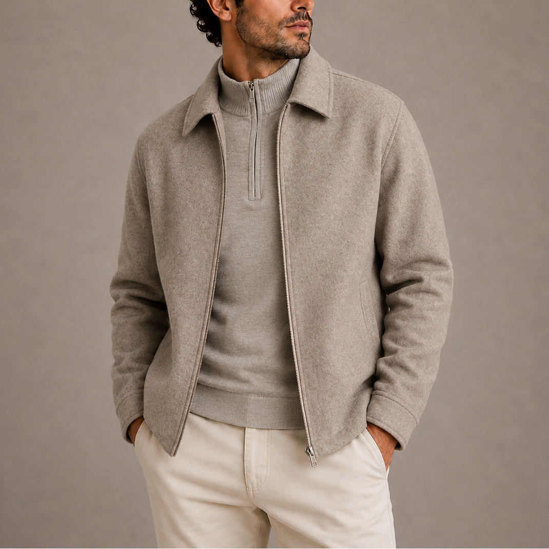 Antonio | Giacca con Zip e Colletto