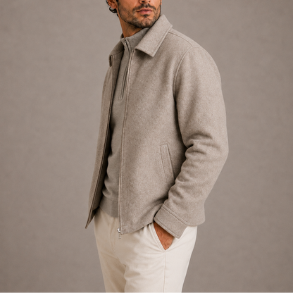 Antonio | Giacca con Zip e Colletto