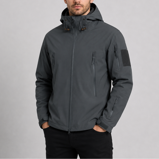 Giacca Tattica Impermeabile da Uomo | Giacca Softshell Outdoor con Cappuccio e Resistente al Vento