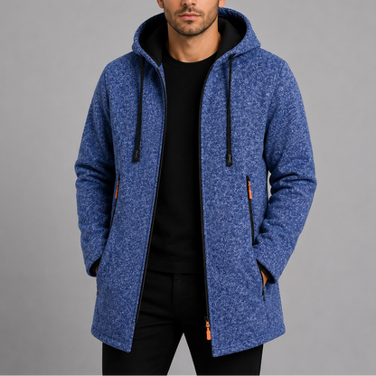 Salvatore | Cappotto Lungo con Cappuccio