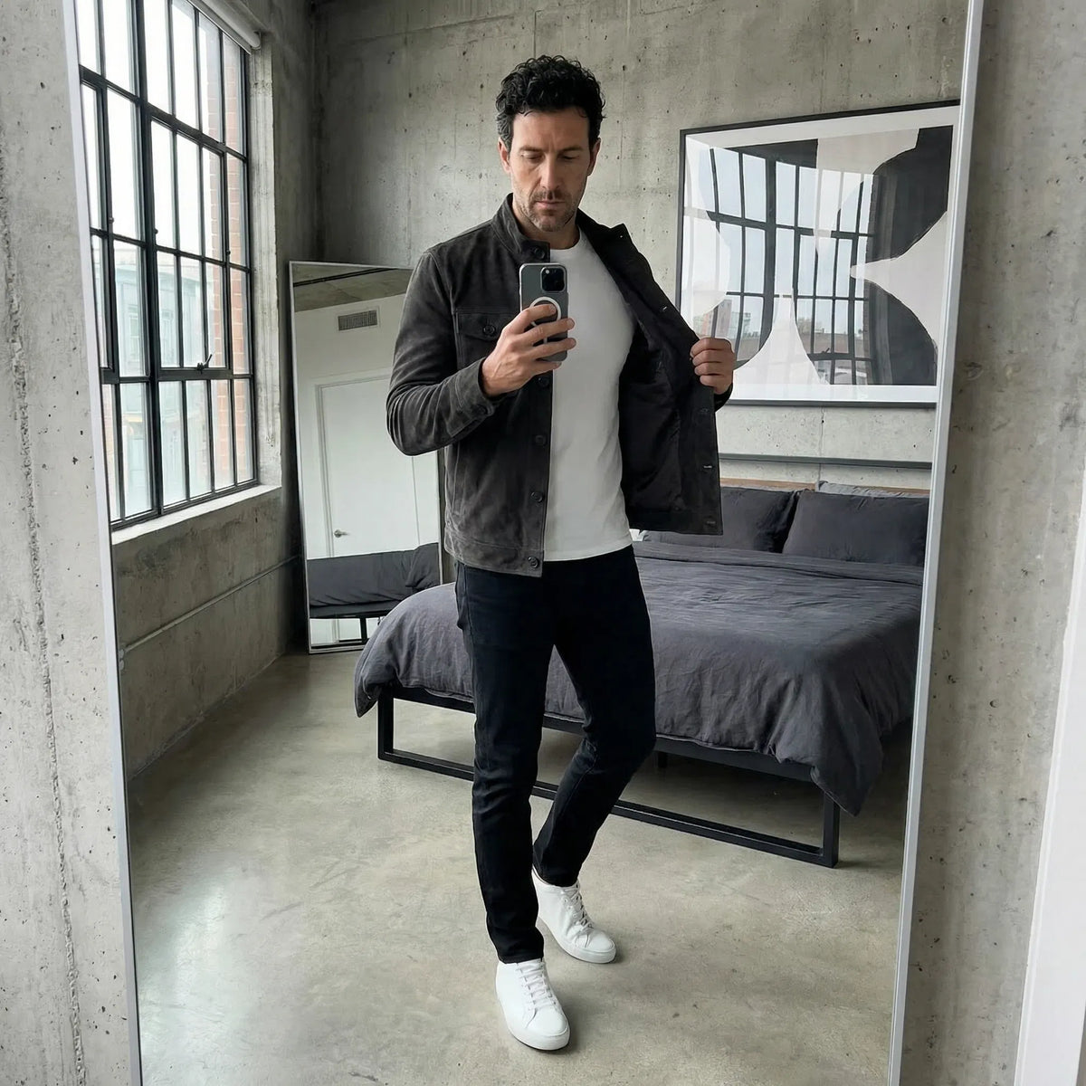 Giacca in Camoscio Oltrarno