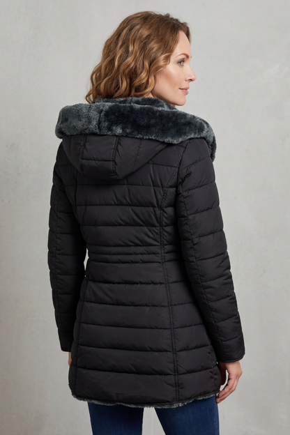 Alice | Parka Invernale con Fodera in Pelliccia Sintetica