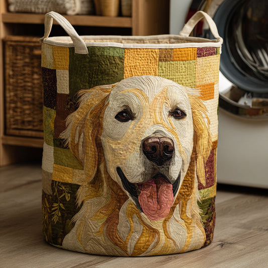 Freya | Cesto della biancheria Happy Golden Retriever