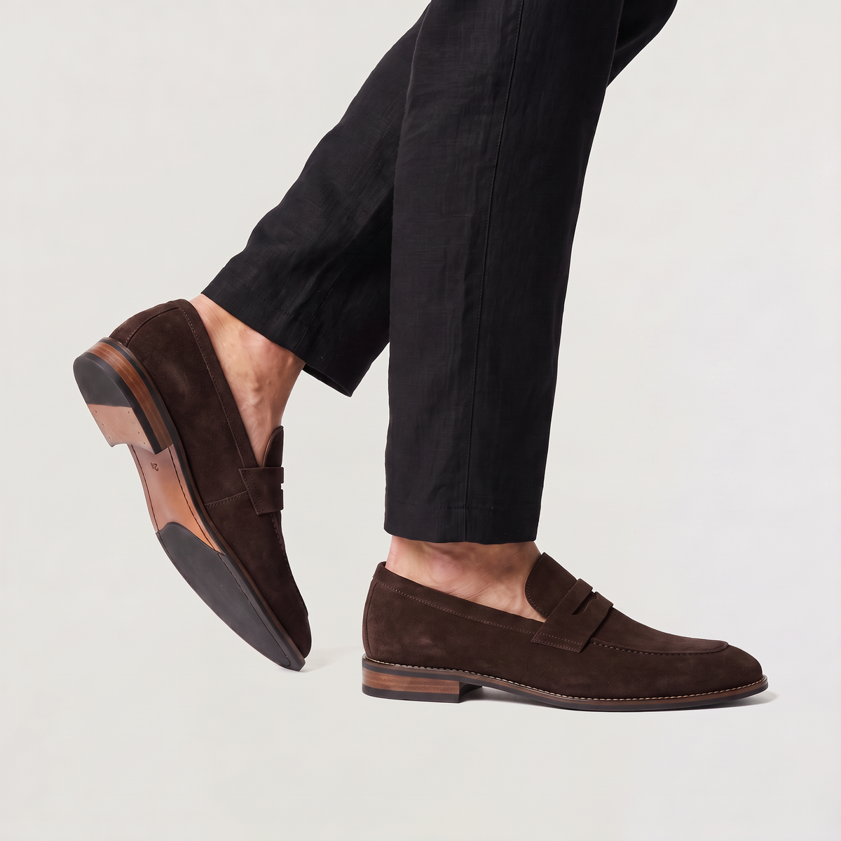 Mocassini da uomo in nubuck