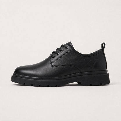 Scarpe derby da uomo con suola lug spessa