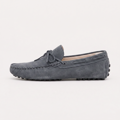 Scarpe da guida in suede per uomo