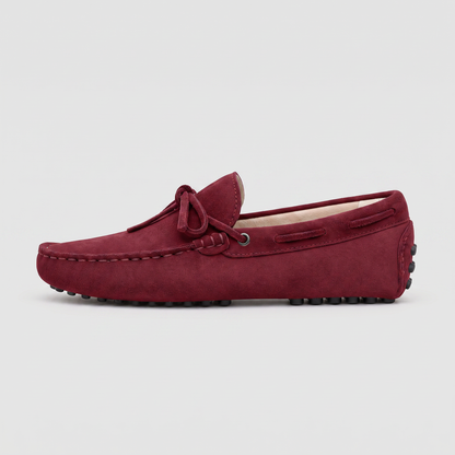Scarpe da guida in suede per uomo